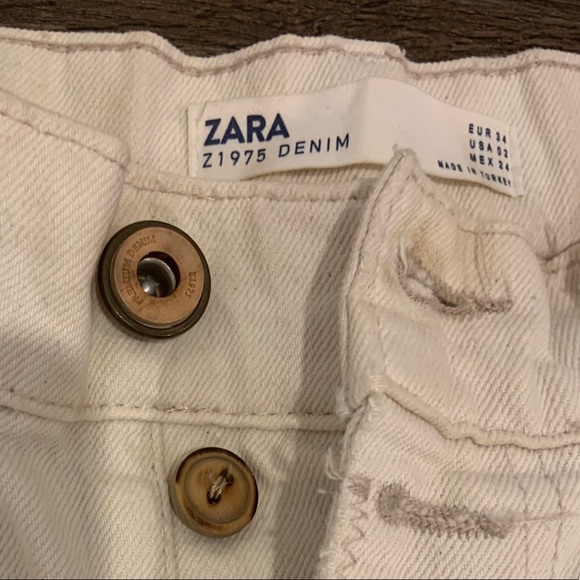 Slightly cropped beige pants - Picture 3 of 4